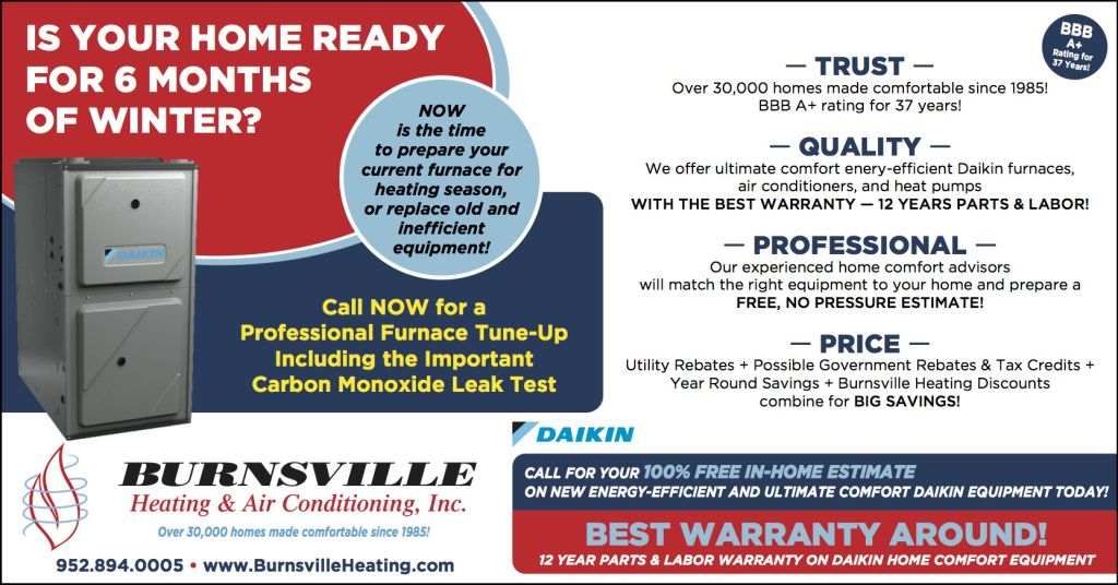 Promotions - Burnsville Heating and Air Conditioning, Inc.